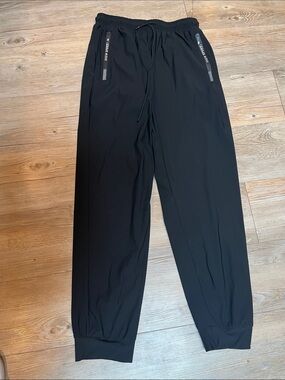 Black New Sport Brand Comfy fit joggers.